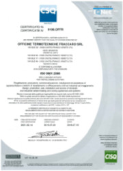 Certificato ISO 9001/2008