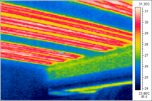 Schema temperatura soffitti radianti plaforad Fraccaro